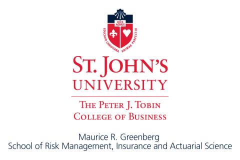 GCIE Focus: St. John's University, Maurice R. Greenberg School of Risk Management, Insurance and Actuarial Science (GSRM)