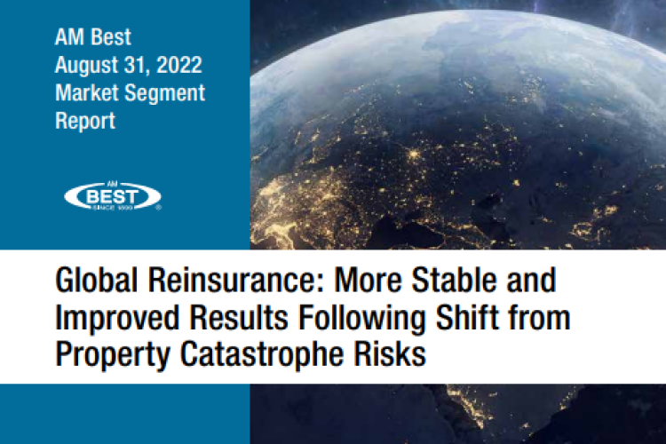 AM Best’s Market Segment Report- Global Reinsurance: More Stable and Improved Results Following Shift from Property Catastrophe Risks